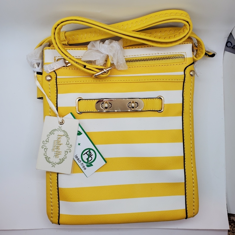 Isabelle Handbags  Crossbody   NWT Yellow